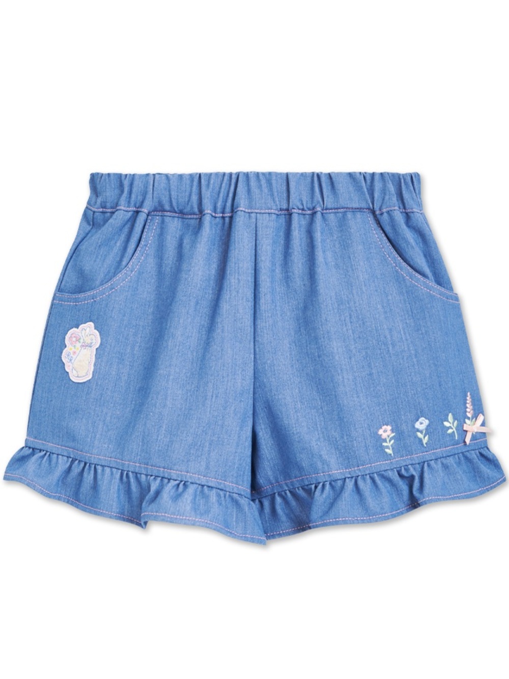🐰 Peter Rabbit Embroidered Ruffle Shorts | Size 2T